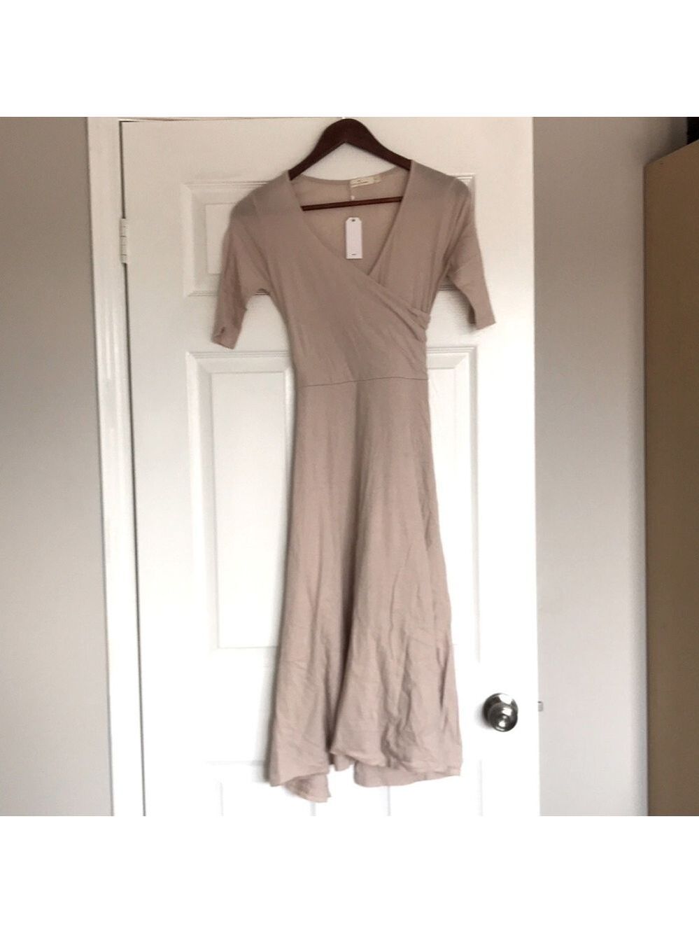 MICHELLE by Comune Maxi Wrap Dress Pink Size XS